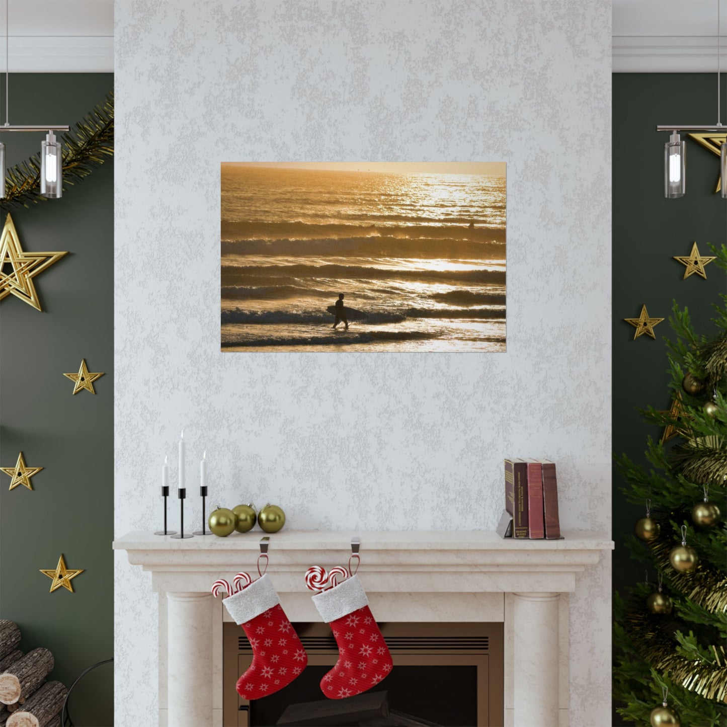 surfin’ in gold (horizontal)
