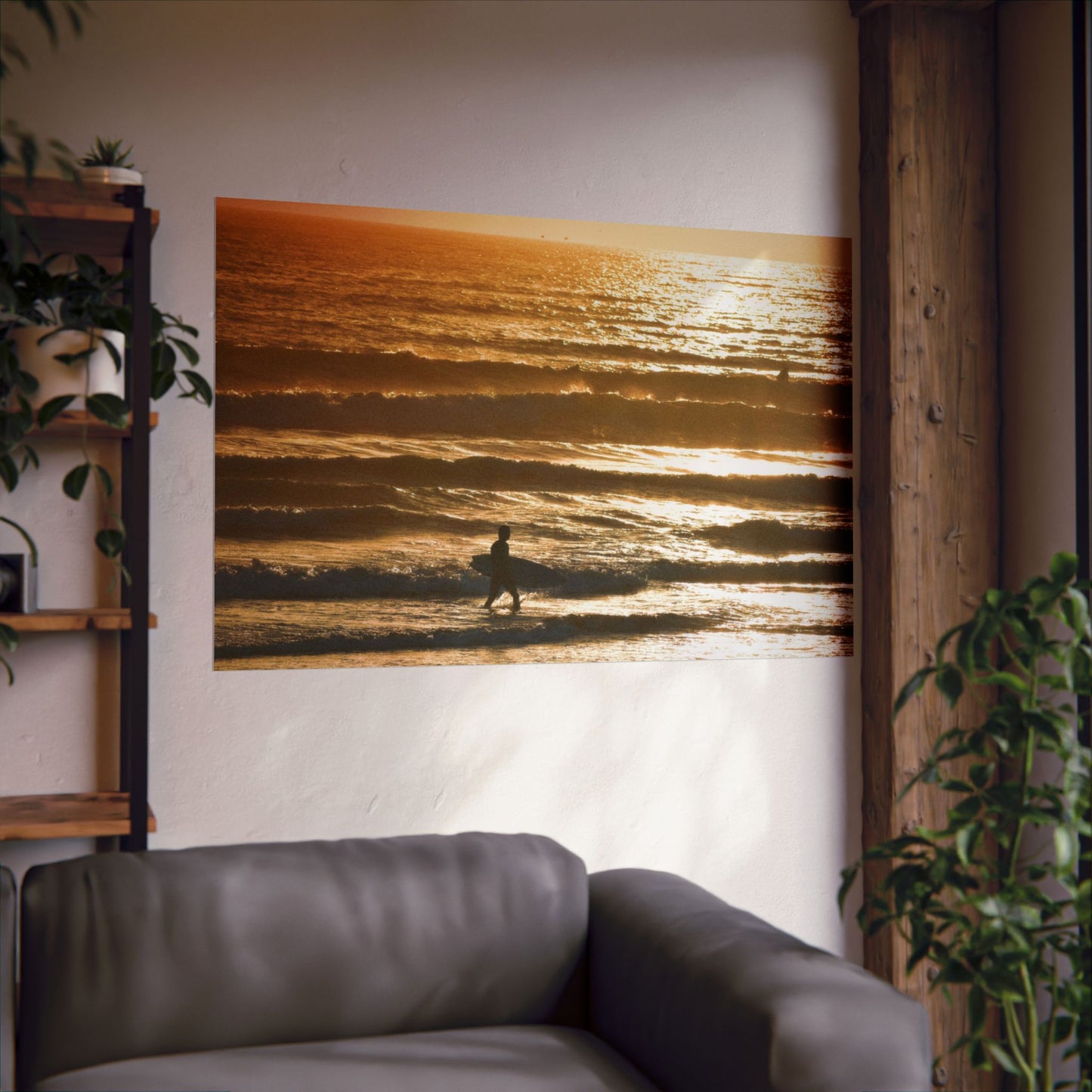 surfin’ in gold (horizontal)