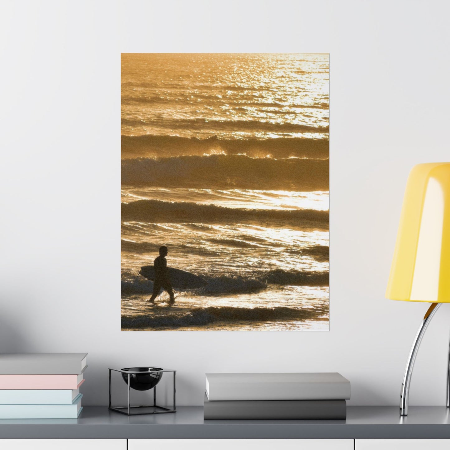 surfin’ in gold (vertical)
