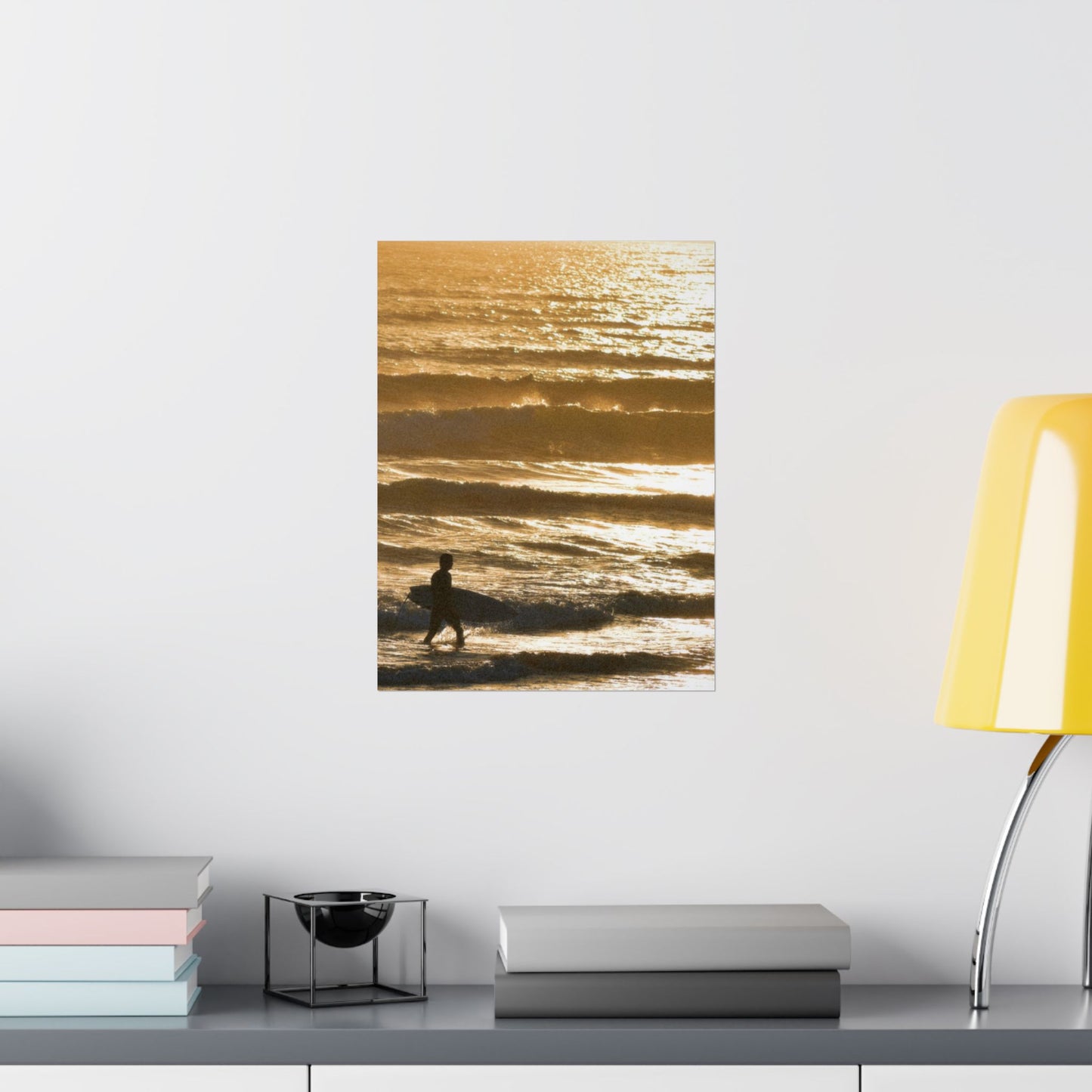 surfin’ in gold (vertical)