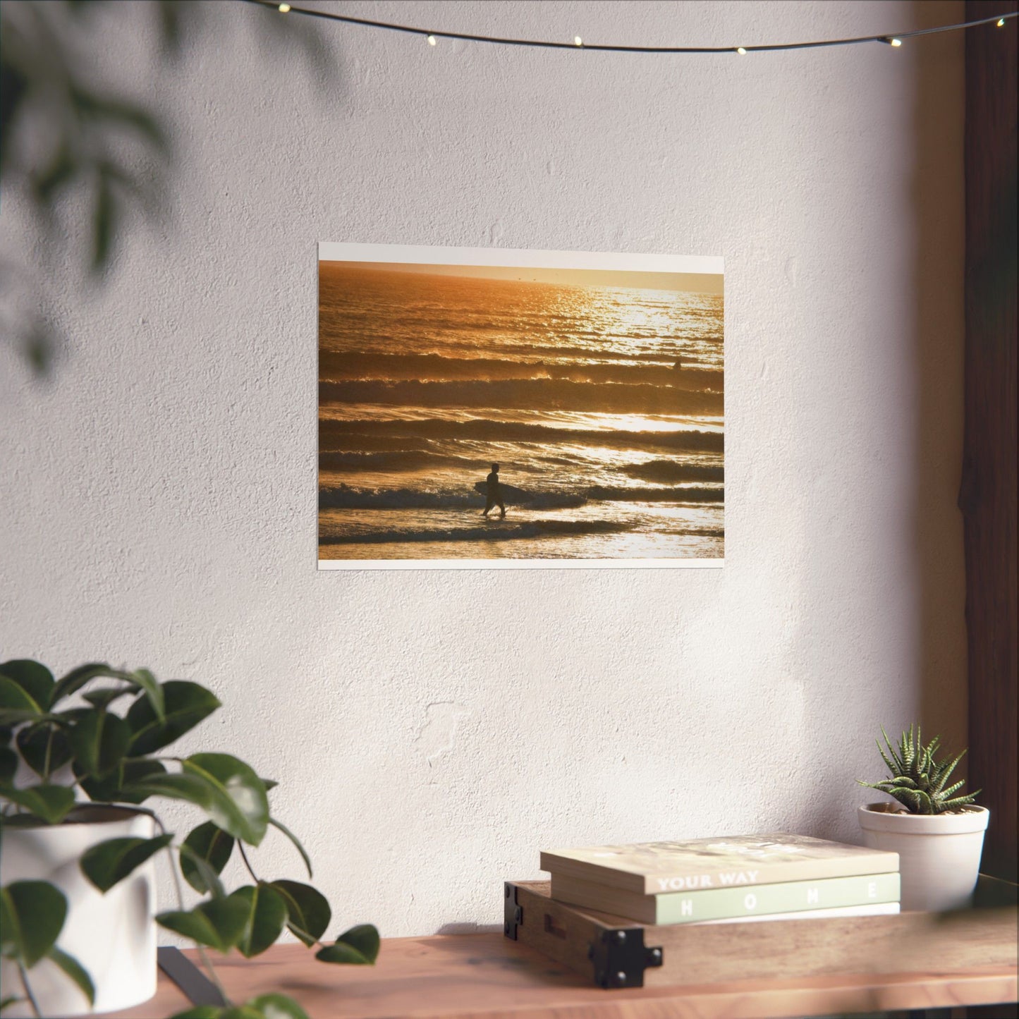 surfin’ in gold (horizontal)