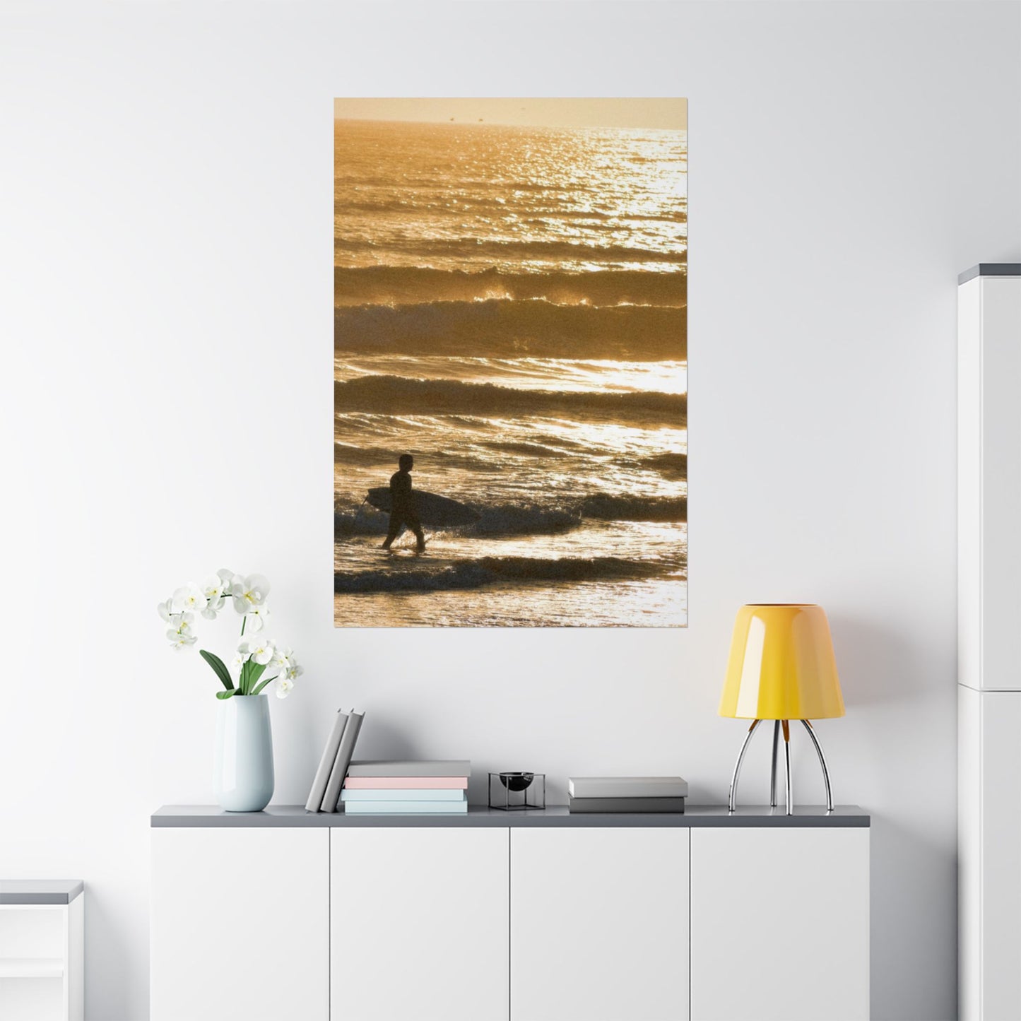 surfin’ in gold (vertical)