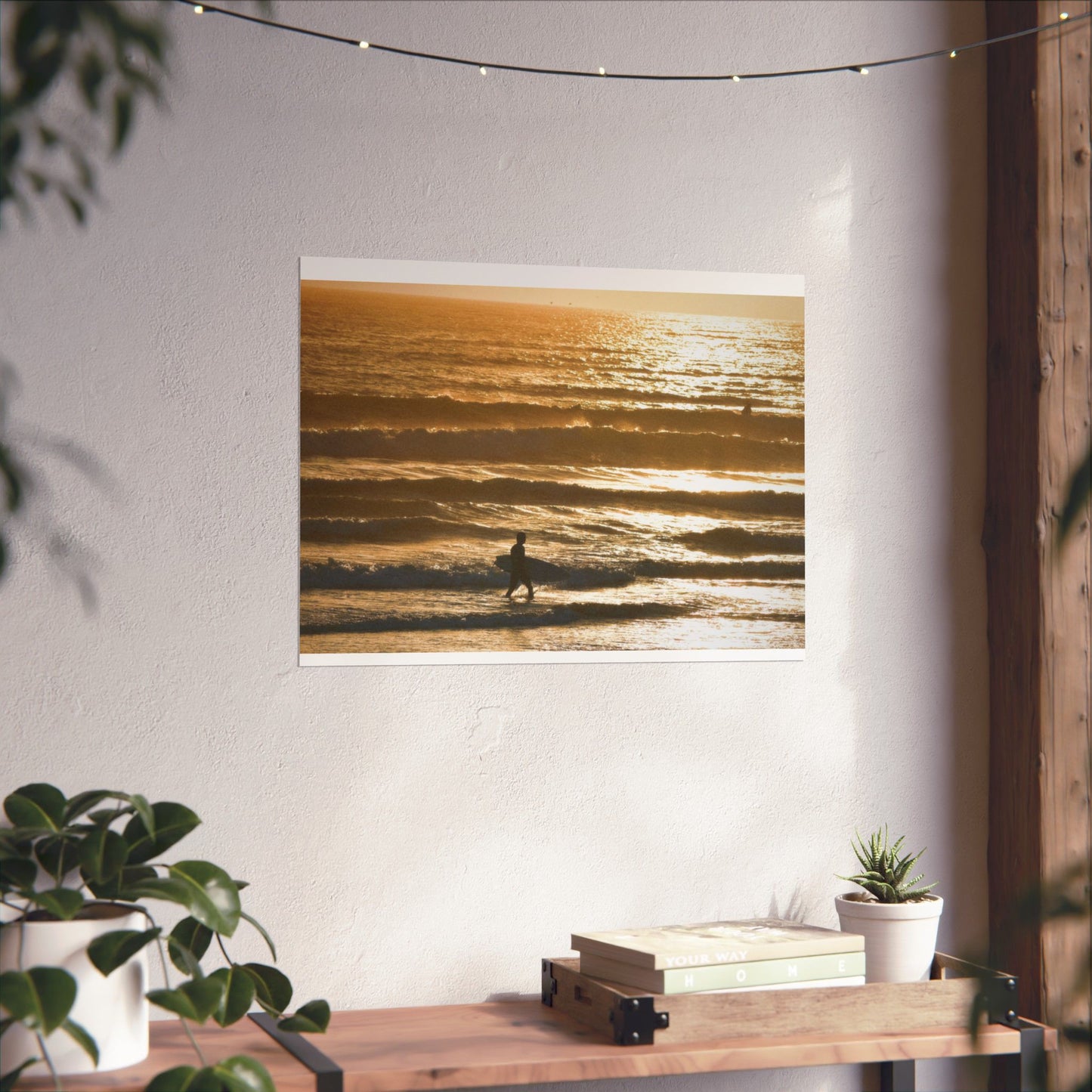 surfin’ in gold (horizontal)