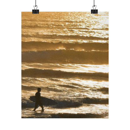 surfin’ in gold (vertical)