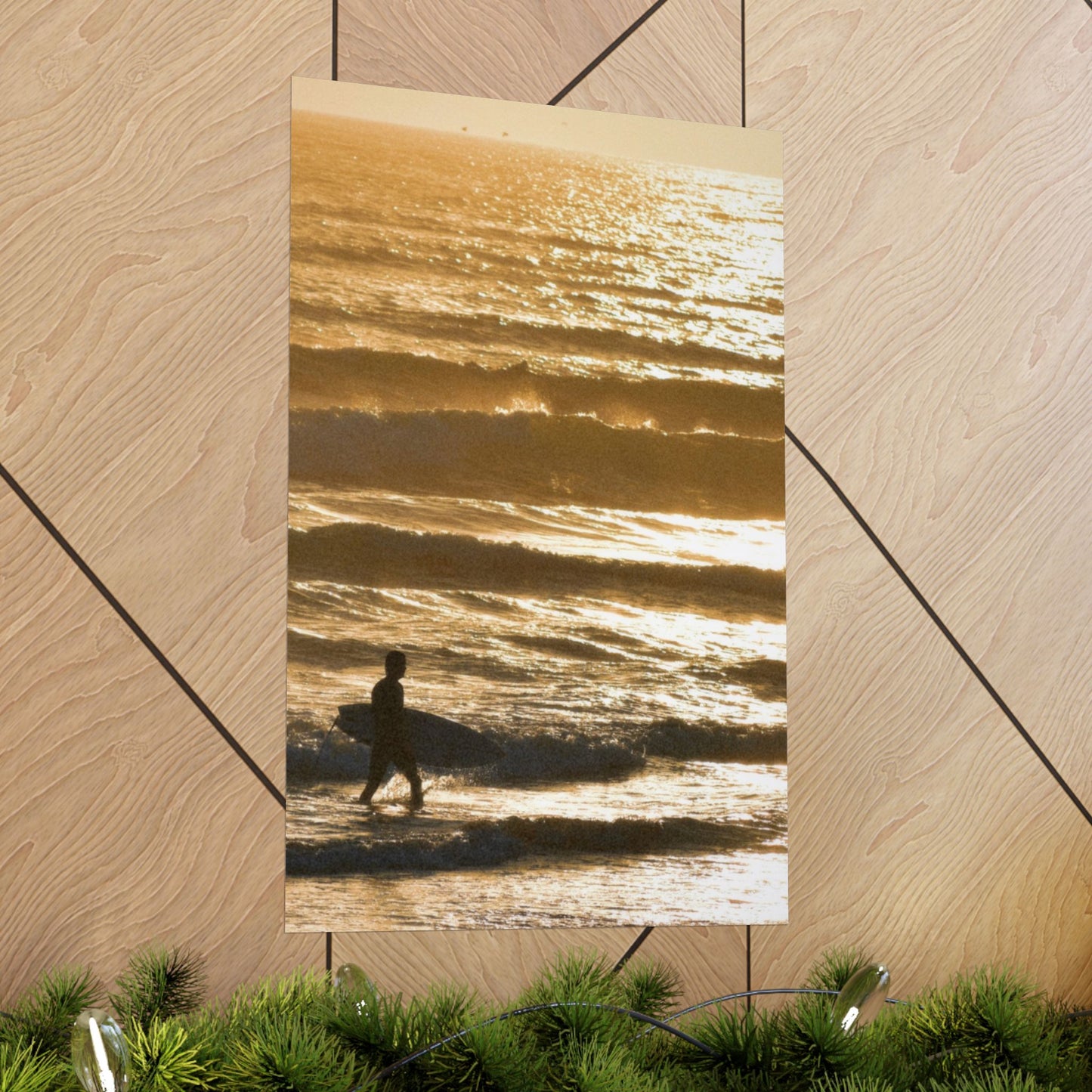 surfin’ in gold (vertical)