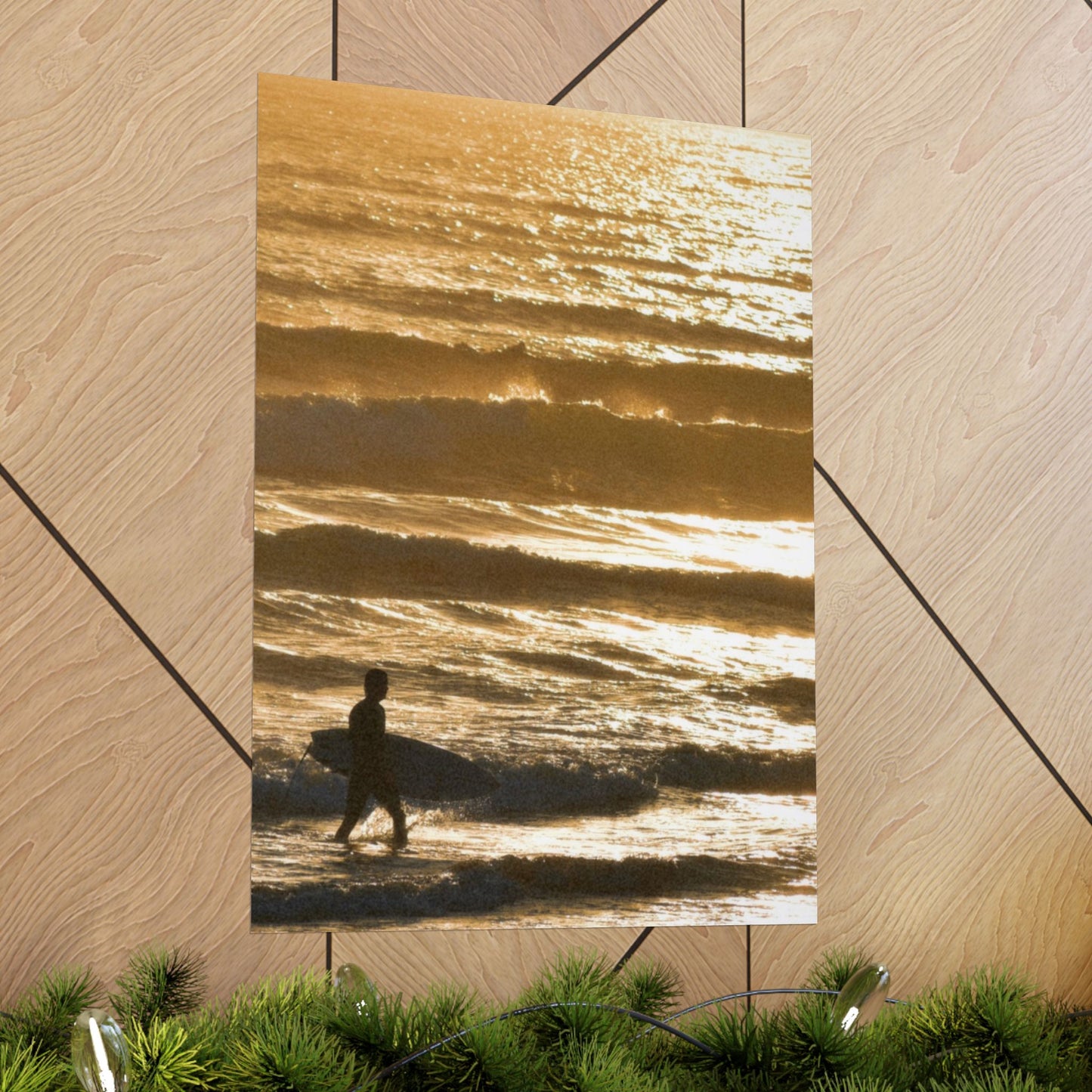 surfin’ in gold (vertical)